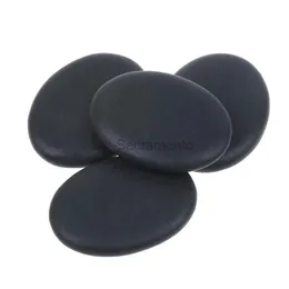 Face Massager 2 stycken/6 stycken Heta Selling Black Lava Natural Stone Beauty Stone Massage Spa Rock Basalt Rock 240321