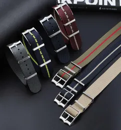 Nylon Nato Strap Premium Seatbelt Watchband 20mm 22m استبدال المعصم الرياضي العسكري لإكسسوارات Tudor Watch H09159343426999085