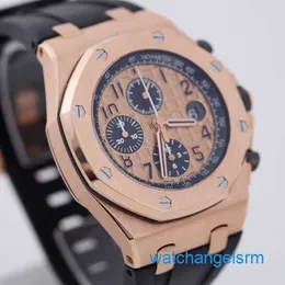 Słynny zegarek AP nadgarstek Epicki Royal Oak 26470or Mens Watches 18K Rose Gold Automatyczne mechaniczne mechaniczne Szwajcarskie Słynne zegarek Sports Watch z średnicą 42 mm