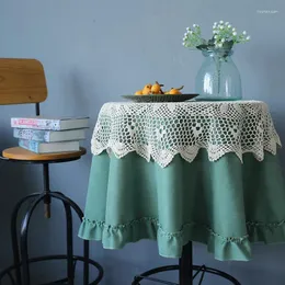 Bordduk Piecing Coffee Green Dinning virkning Pad Placera kläder Filt dekoration Cup Mat Wedding Antependium