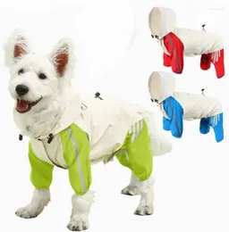Odzież dla psów 10pc/działka Rain Offlectyczne wodoodporne ubrania dla zwierząt domowych do kurtki Chihuahua Mały kombinezon kombinezonu