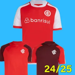 24 25 SC Internacional Soccer Jerseys Fans versione sport uomo donna bambino kit Camisa GUERRERO T.GALHARDO October masculino feminino magliette da calcio