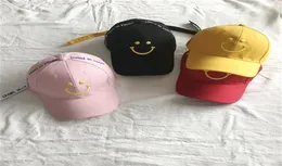 Cappello per bambini Hip Hop Viso Cartoon Berretto da baseball per bambini Ricamo Colorblock Cappelli Primavera Estate Cappello per visiera per ragazza Ragazzo all'ingrosso HN3427372571