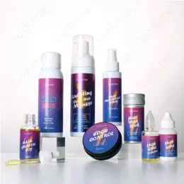 Adhesives waterproof wig glue kit with everything adhesives glue for lace front wig glue Lace tint mousse edge control wig accessories