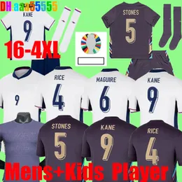 Clube do Inglaterra Jerseys de futebol 2024 2025 Copa da Europa Kane Toone Rashford Sancho Stanway Foden Uniforme Earps Carter Russo Charles Robinson 23 24 25 Futebol