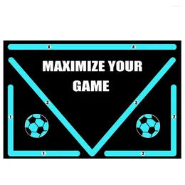 Carpets Drible Soccer Drible Treination Tak Non Slip Portable Football Corner Field for Indoor Outdoor