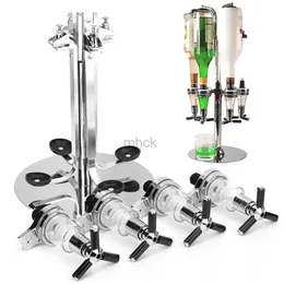 Bar Tools Stainless Steel Wine Juice Cocktail Stand Drinks Optics Dispenser Holder Bar Butler 4 Heads 6 Heads 240322