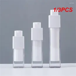 Garrafas de armazenamento 1/3pcs 15/30/50ml spray recarregável garrafa vazia bomba mal ventilada pulverizador rotativo levantamento recipiente líquido névoa fina viagem
