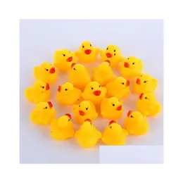 Bath Toys New Rubber Duck Duckie Baby Shower Water Birthday Favors Gift Vee Just For You Drop Delivery Kids Maternity Otuje