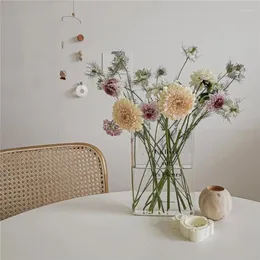 Vasi Vaso moderno in acrilico per libri, vasi artistici con fiori trasparenti per creare un'ambientazione domestica deliziosa