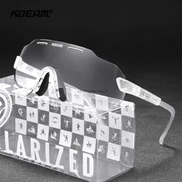 KDEAM Neue Ultraleichte TR90 Polarisierte Sonnenbrille Outdoor Radfahren Sportbrille Farbänderung Option KD0720