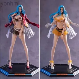 Action Action Toy Vigures anime قطعة واحدة Nefertari d Vivi GK Street Tide Vivi Standing Posture تمثال PVC Action Figure Toylible Toy Boxed 240322