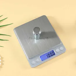 Hushållsskalor visar gram med 1000 g/0,1 g vikt Balanc Pocket Powder Digital LCD Portable Baking Case Mini Kök smyckeskala 500/0,01 g 240322