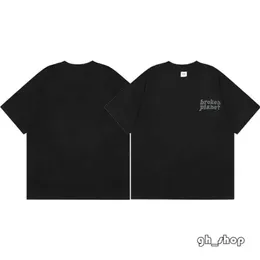 Męskie koszulki designerskie koszulki z krótkim rękawem Broken Planet Market Cartoon Skull Ploam Wydrukowana okrągła szyja luźna koszulka z krótkim rękawem modna etykieta 4006