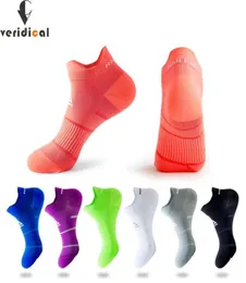 VERIDICAL 5 Paar sportliche Sportsocken für Männer und Frauen, buntes Nylon, atmungsaktiv, Deodorant, schnell trocknend, Knöchel-Bootssocken H0925360969