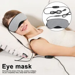 Devices 1pcs New Temperature Control Heat Steam Cotton Eye Mask Dry Tired Compress USB Hot Pads Eye Care