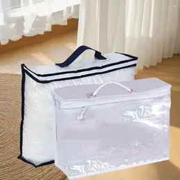 Lagerbeutel PVC Quilt Kissen transparent wasserdicht bewegende Bettwäsche -Verpackung mit Griffstaubdicht