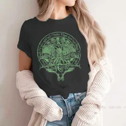 Women's T-Shirt Cthulhu TShirt for Woman Girl Idol Pathological Green Soft Casual Sweater T-shirt New Trend Loose 5XL 240322