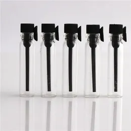 Storage Bottles Wholesale Empty 1ml Cosmetic Glass Perfume Bottle Mini Small Vial 1/10OZ Sample Refillable Makeup Jar