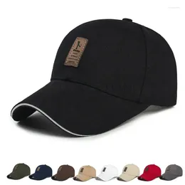Top Caps Beyzbol Kapağı Erkekler ve Kadınlar İçin Pamuk Moda Atmosfer Şapka Spor Tarzı Güneş Gölgeleme Düz Renk