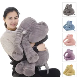Gota 4060cm apaziguar elefante travesseiro macio dormir animais de pelúcia brinquedos bebê playmate presentes para crianças 2012221252096