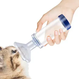 Katzenträger Hunde Inhalator Spacer Katze/Cannie -Aerosolkammer für Erwachsene Kinder Katzen/Hunde Tierärzte Haustiere Lieferungen