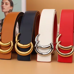 Belt designer belt luxury brand belts belts for men women Double sided belt vintage design Big Letter Casual Business Fashion Smooth Buckle designer Belt four-color