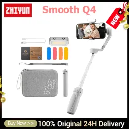 رؤساء Zhiyun Smooth Q4 3axis Phone Gimbal مرنة مثبت باليد للهاتف الذكي Xiaomi Huawei مقابل Smooth Q3