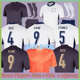 6Xl Angleterre FODEN Soccer Jerseys 24 KANE STELING GEALISH ASHFOD MOUNT BELLINGHAM SAKA 24 25 National Football Shirt Men Kids Kit Uniform ENGLANDS 67