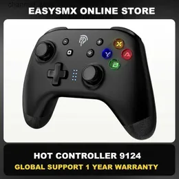 Kontrolery gier Joysticks EASYSMX 9124 Bluetooth Game Controller Wireless Gamepad Joystick dla Nintendo Switch PC Laptop Telefon Smart Tvy240322