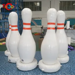 2.5mH (8.2ft) With blower outdoor activities 6pcs a lot giant inflatable bowling pins ball throwing lane ball games