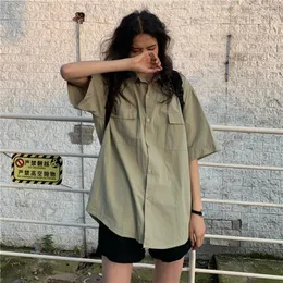 女性用Tシャツドロップヴィンテージ特大のハラジュクトップ韓国の女性服