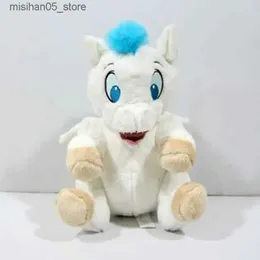 Plyschdockor som sitter på en 26 cm 10,2-tums Hercules Baby Pegasus Plush Bean Bag Doll Horse Super Soft Plush Toy Childrens Gift Q240322