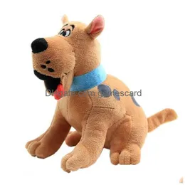 Bonecas de pelúcia Doo P Brinquedo Brown Dandy Dog Kawaii Filme Namorada Presente Animação Almofada Almofada Brinquedos de Aniversário T230815 Drop Delivery Presentes Dhqaw