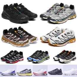 2024 Running Shoes XT6 Salo Solomones Cross Men Menking Shoes Shoes Cool Gray Outdoor Sports Sheereaker Size 36-45