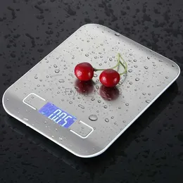 Household Scales 10/5Kg 1g Kitchen Scale digital Stainless Steel Weighing Scale Food Diet Postal Balance Measuring LCD Electronic Scales 240322