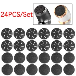 Narzędzie 24pcs/SET Wymienna dysk ścierka stopy Pedicure Tarc Sanding Paper Akcesorium do urządzenia do zlikwidowania kalesa elektrycznego pliku stopy