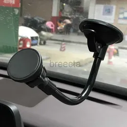 Suportes de montagem de telefone celular 360 Suporte magnético de telefone de carro para iPhone 11 Pro Xs Max 12 13 Ventosa Ímã Janela de carro Suporte de suporte de telefone celular 240322