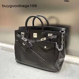 Tote Bag Designer Bag Mens Bolsas 40cm Bolsas Personalizadas Edição Limitada Zhou Dongs Mesmo 2024 Novo e Womens Business Commuter Travel Tem Logotipo