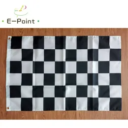 Accessori Bandiera a scacchi Checker Race Racing 2 piedi * 3 piedi (60 * 90 cm) 3 piedi * 5 piedi (90 * 150 cm) Dimensioni Decorazioni natalizie per la bandiera della casa