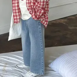 Herren Jeans Kinder Frühling und Herbst Modische Oberbekleidung Gerade Beinhose Baby Korean Wide Trend