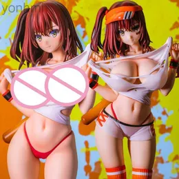 Figuras de brinquedo de ação 28cm NSFW Alphamax Skytube Hentai Figura Yakyuu Musume PVC Figuras de ação Coleção de adultos modelo de brinquedo presentes 240322