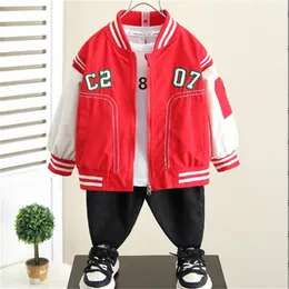 Boys' Motorcycle Coat 2024 New Children's Baby jackets Korean Baseball Coat Top Trendy clothing