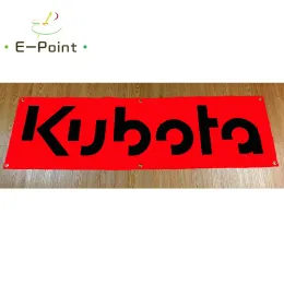 Tillbehör 130GSM 150D Material Japan Kubota Tractor Banner 1.5ft*5ft (45*150 cm) Storlek för hemflagga inomhusdekor YHX251