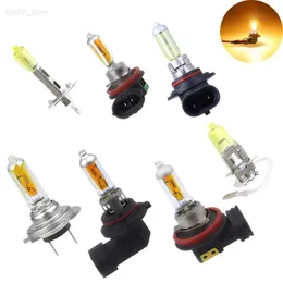 Other Car Lights ADPOW H7 H8 H11 H15 100W 12V 6000K fog lights halogen bulbs yellow headlights driving lights car stylingL204