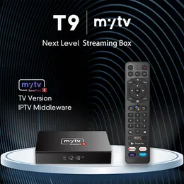 2O24FACTORY WHOLESALES ANDROID 4K TVBOX MYTV T9 Smarters 3プレーヤーATV UI BT VOICEリモート4GB 32GB S905W2