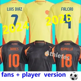 24 25 Colombian Football Jersey Children's Set C. Chucho Cuadrado Home and Away Men's Football Jersey Copa America D.Valoyes Arango28.