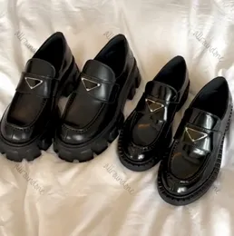 Designer conforto monolith escovado couro mulheres mocassins sapato casual chunky tênis de luxo mulher clássico fosco ao ar livre único sapatos 35-41