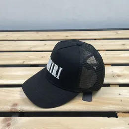 Hochwertige Designer-Mütze für Damen, Sommer, Outdoor, Sonnenschutz, Trucker-Hüte für Herren, größenverstellbare Baseballkappen, Damen-Pferdeschwanz-Ornament, GA0120 B4