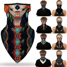 Bandanas 1PCS Oddychający jedwabny sporty na świeżym powietrzu Windproof Dust Bandana Face Mask Neck Cover Balaclava